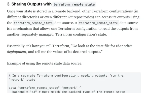 How to Share Terraform State